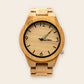 Montre en bois quartz Light Bamboo – The Wood Stock