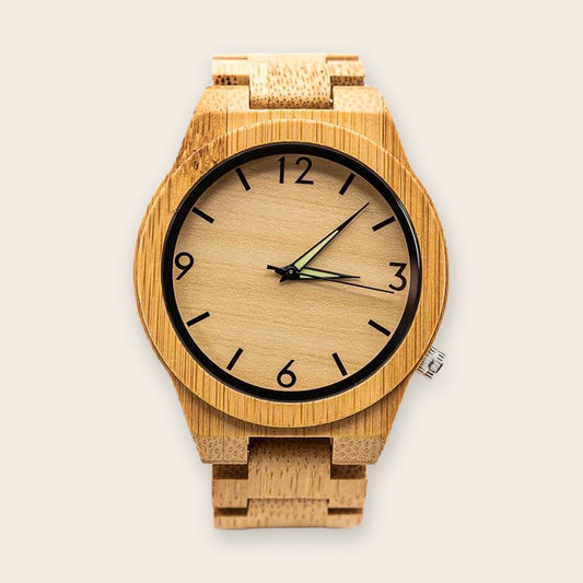 Montre en bois quartz Light Bamboo – The Wood Stock