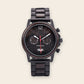 Montre en bois sport noire Indiana Black – The Wood Stock