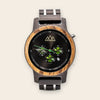 Montre en Bois Sport Verte - Outdoor Jungle