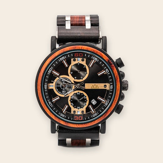 Montre en bois suisse homme Griffed – The Wood Stock