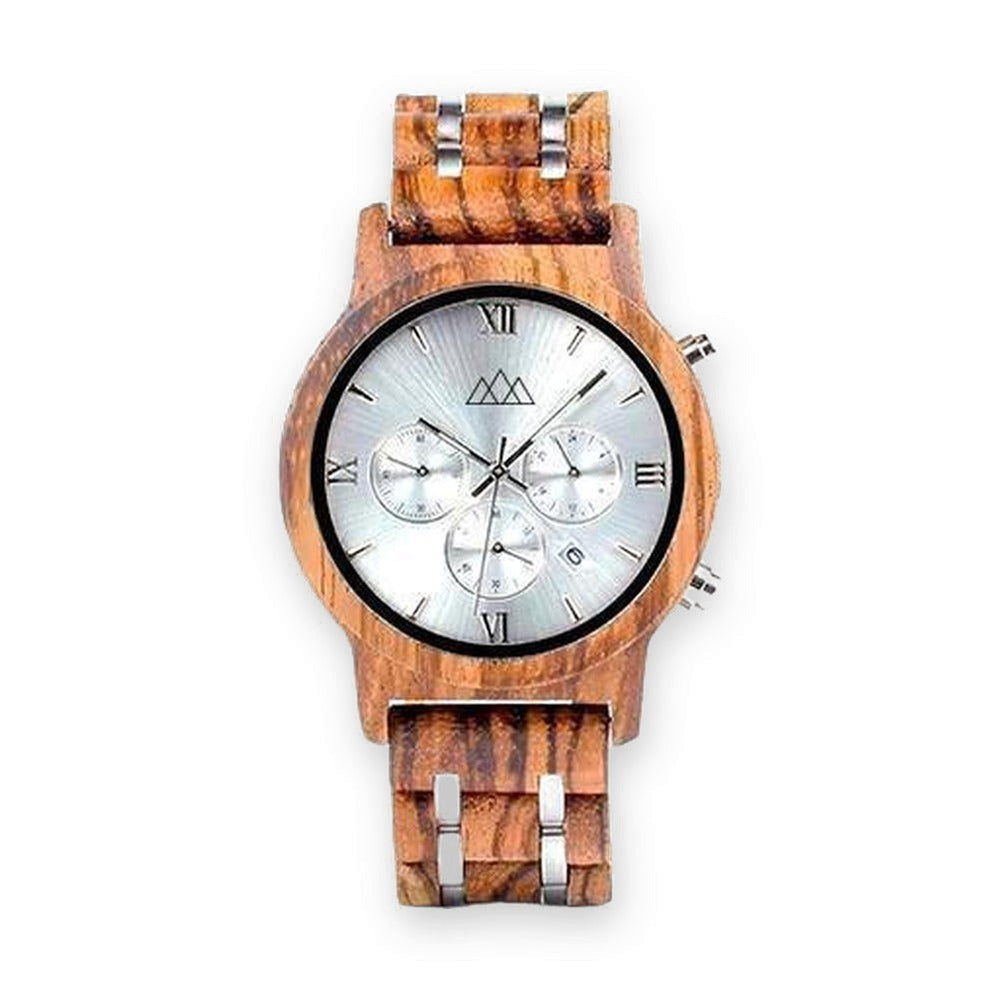 Montre en Bois Suisse - Sport Roma Zebra