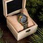 Montre bracelet en bois Verdiry en situation, photo 4