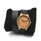 Montre en Bois Femme Noire - Heart Black - The Wood Stock
