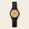 Montre en Bois Homme Gravée - Texte