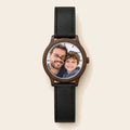 Montre en Bois Photo Personnalisée - Couleur
