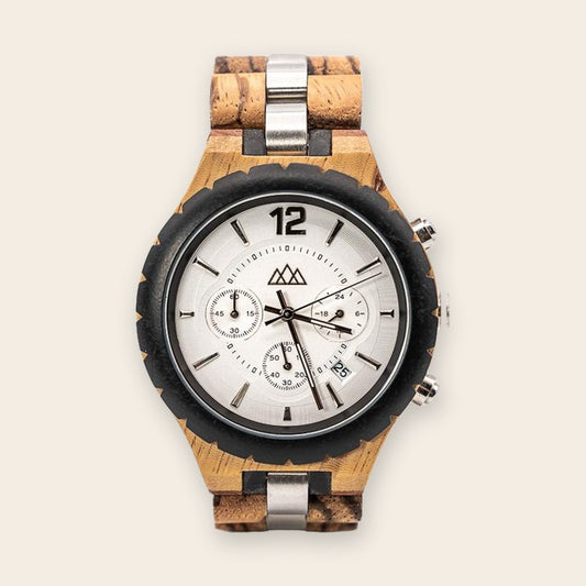 Montre homme bois et acier Ultima Dark – The Wood Stock