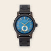 Montre Homme Bois Cadran Bleu - Teriol Blue