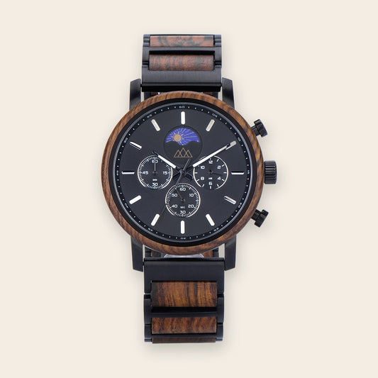 Montre homme en bois Uluna Brown – The Wood Stock