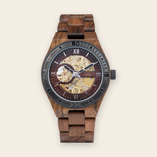 Montre mécanique automatique en bois Supernova – The Wood Stock