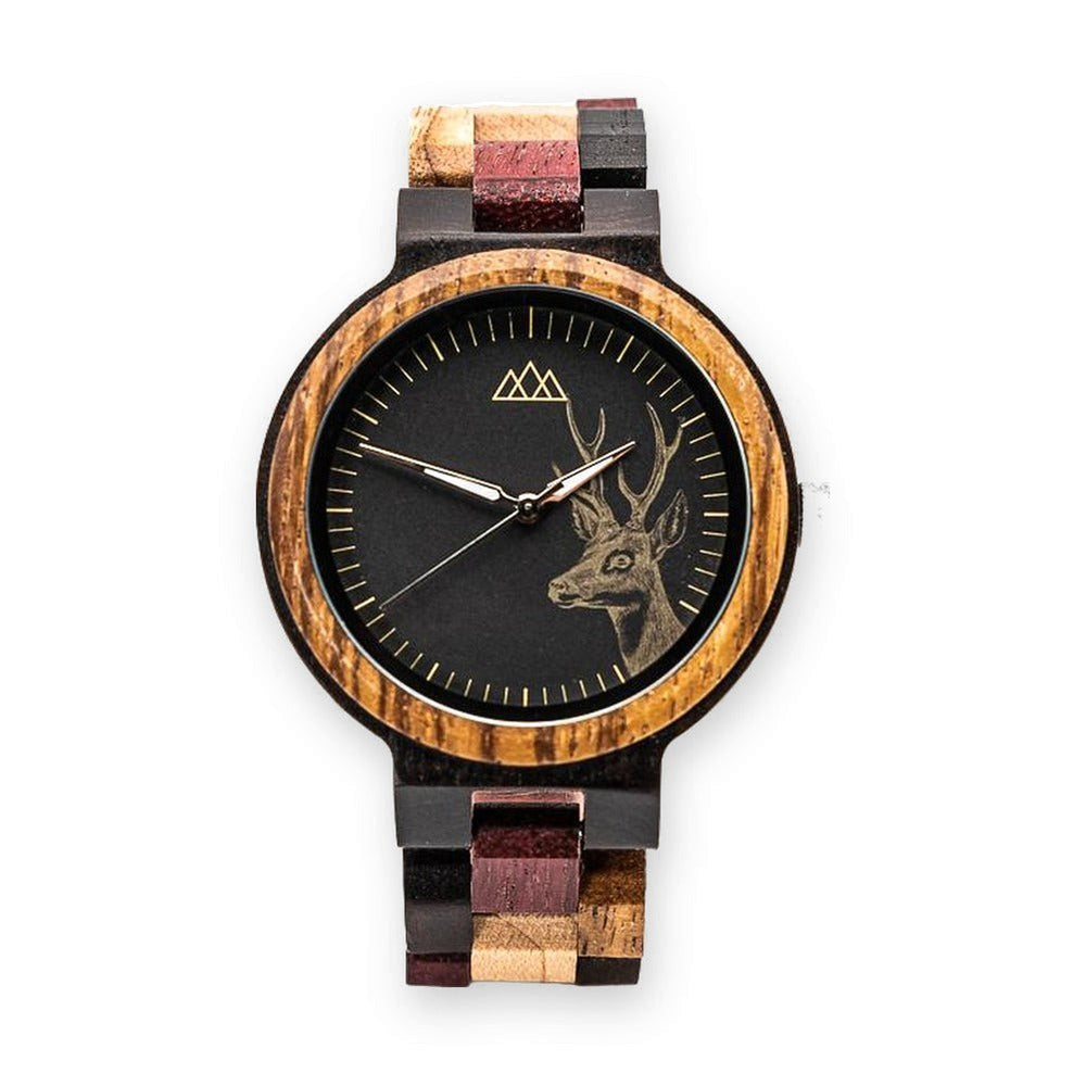 Montre Style Bois - Deer Automne