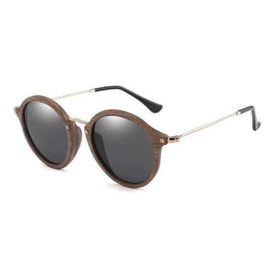 Monture Lunette Bois - Retro Noir - The Wood Stock