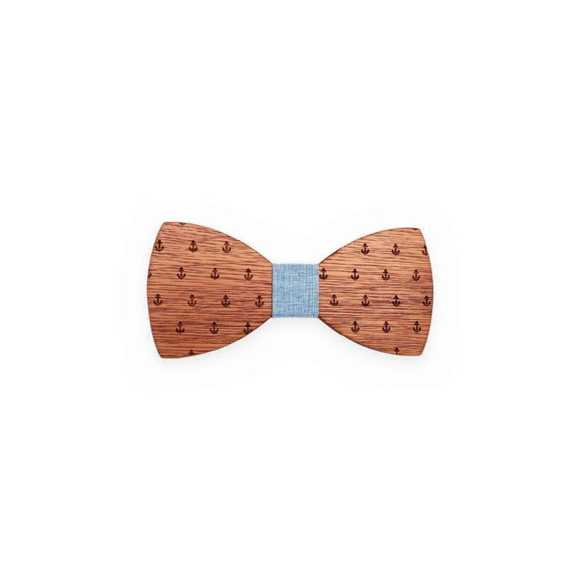 Noeud Papillon Bois - Ancre