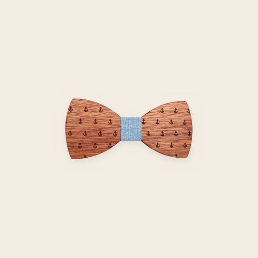 Noeud papillon bois Ancre – The Wood Stock