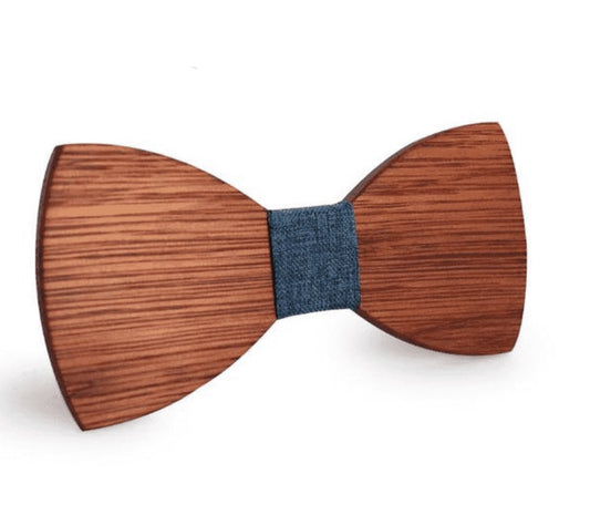 Noeud Papillon Bois - Ambre - The Wood Stock