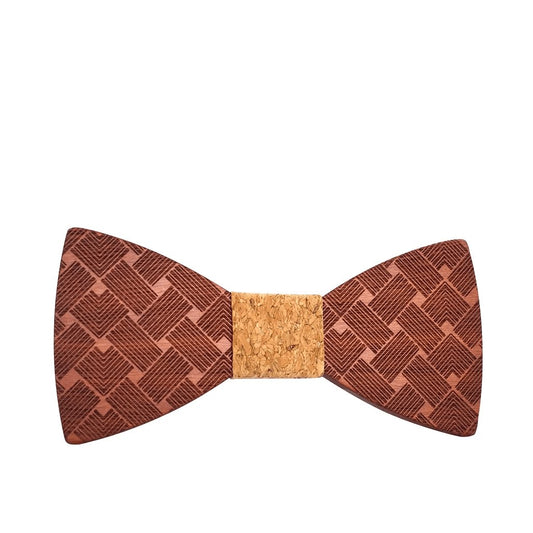 Noeud Papillon Bois - Herringbone - The Wood Stock