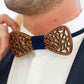 Noeud papillon bois homme Koï en situation