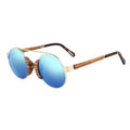 Lunettes en Bois Aviateur - Vintage Bleu