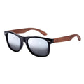 Lunettes en Bois Wayfarer - Acajou Gris