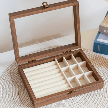 Boîte à Bagues et Bijoux en Bois 9 Cases - Altis