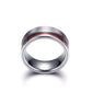 Bague en bois Anima Light, vue 2 sur fond blanc