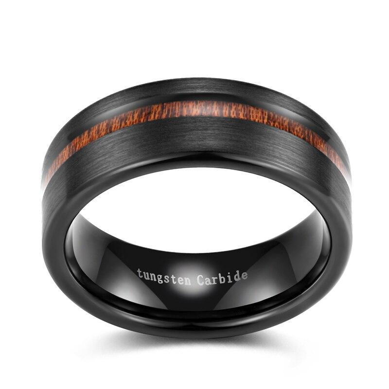 Bague en bois Furna, vue 2 sur fond blanc
