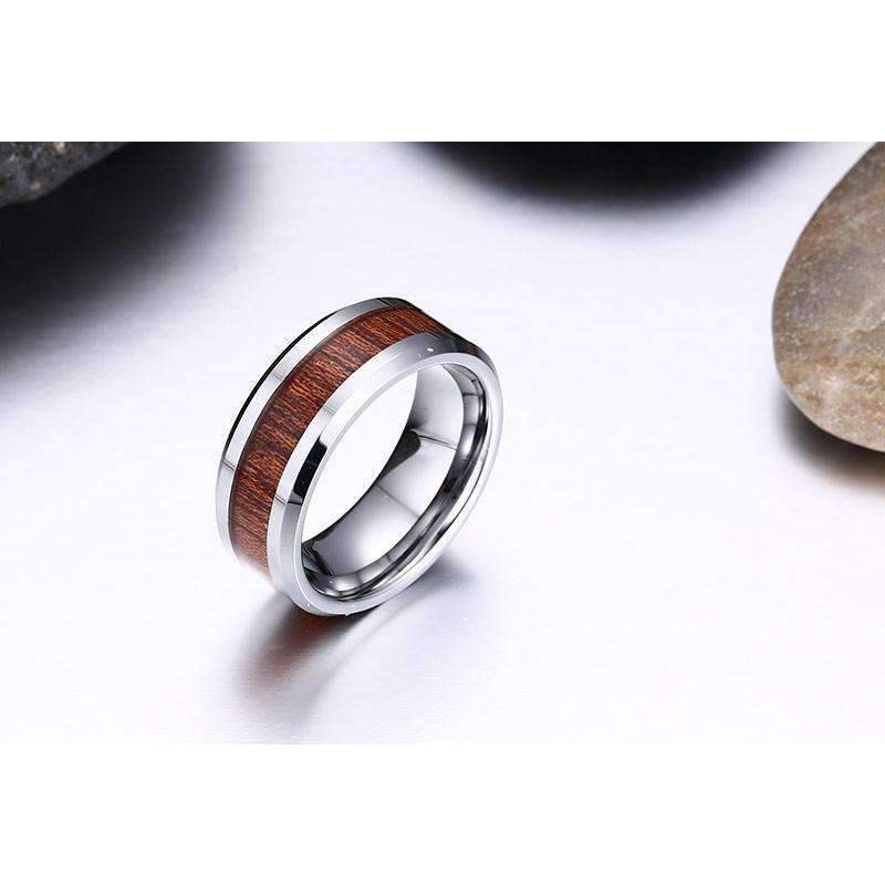 Bague en bois Naturel en situation