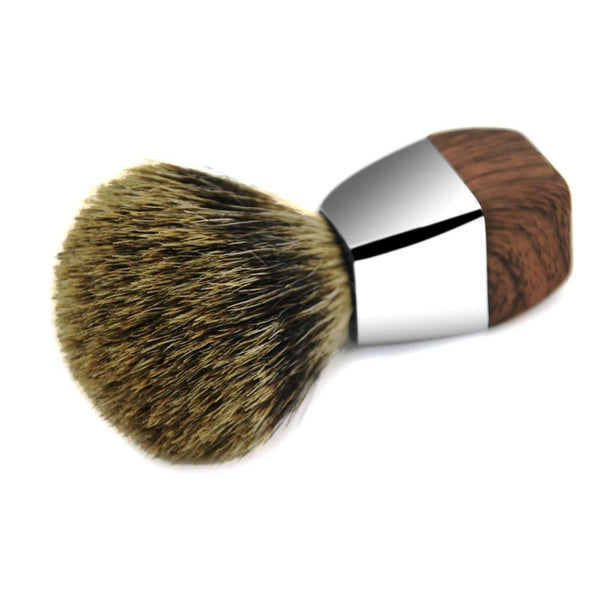 Blaireau en Bois - Chrome