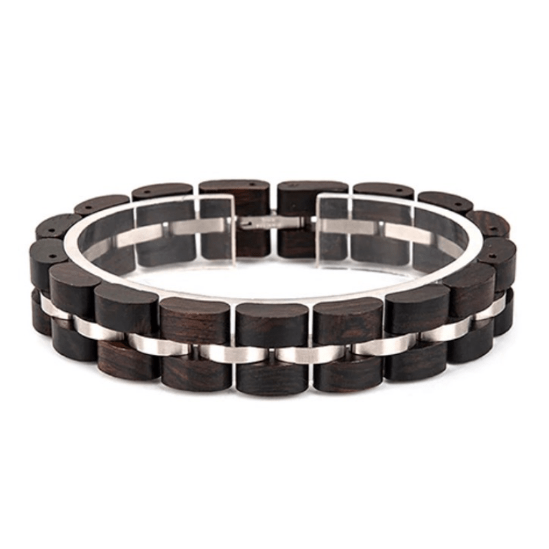 Bracelet en bois femme - Black