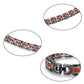 Bracelet magnétique bois Griffed Acajou, vue 2 sur fond blanc