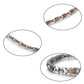 Bracelet magnétique bois Slim Zebra, vue 3 sur fond blanc