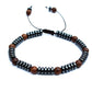 Bracelet mala Carbon, vue 2 sur fond blanc
