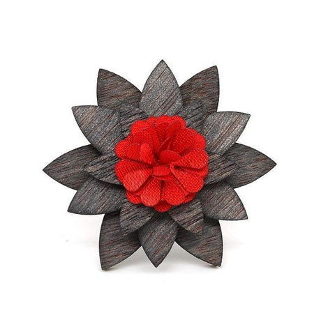Red Broche en bois - Euphoria