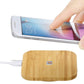 Chargeur sans fil bois Bambou en situation