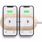 WOC2-WD Chargeur sans fil Bois - Double