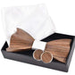 Coffret noeud papillon bois Kaga, vue 2 sur fond blanc