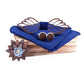 Coffret noeud papillon bois mariage Butterfly, vue 3 sur fond blanc