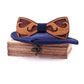 Coffret noeud papillon bois mariage Moustache, vue 6 sur fond blanc