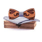 Coffret noeud papillon bois mariage Moustache, vue 7 sur fond blanc