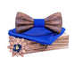 Coffret noeud papillon bois mariage Oldies, vue 3 sur fond blanc