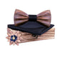 Coffret noeud papillon bois mariage Oldies, vue 4 sur fond blanc