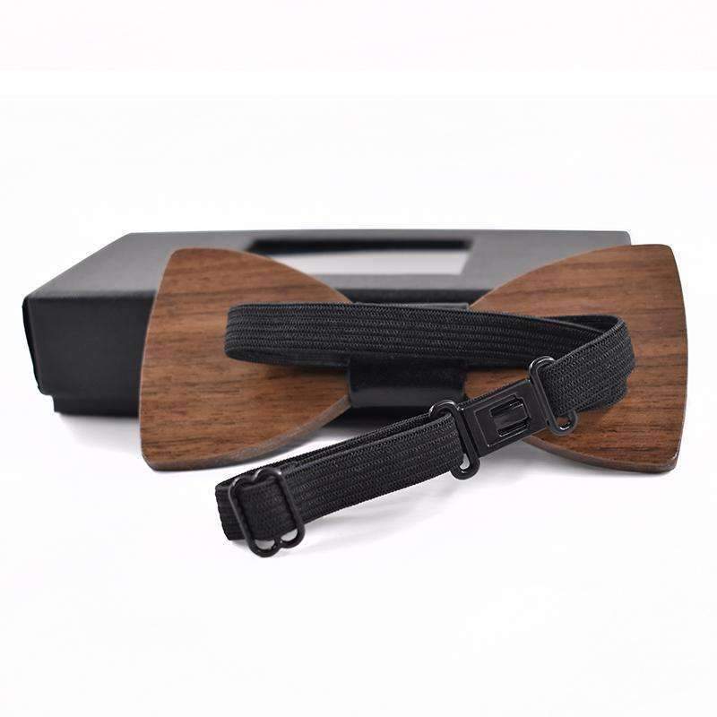 Coffret noeud papillon bois Nuda, vue 10 sur fond blanc