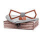 Coffret noeud papillon bois Pillar, vue 6 sur fond blanc
