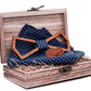 Coffret noeud papillon bois Pillar, vue 7 sur fond blanc