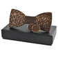 Coffret noeud papillon bois Pumila, vue 3 sur fond blanc