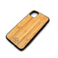 Coque iPhone en bois Oli, vue 2 sur fond blanc