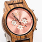 Grosse montre femme en bois Outdoor Zebra en situation, photo 2