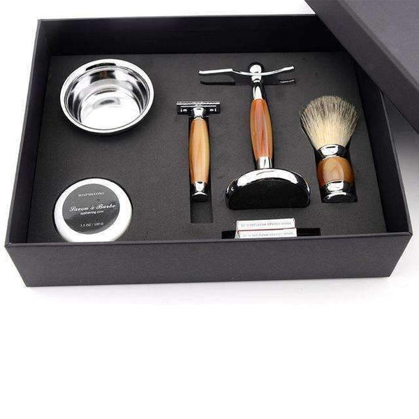 Brun Clair Kit Rasage Bois LUXE