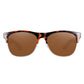 Lunettes en bois clubmaster Ricky Brun, vue 2 sur fond blanc