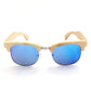 Lunettes en bois clubmaster Sea, vue 2 sur fond blanc